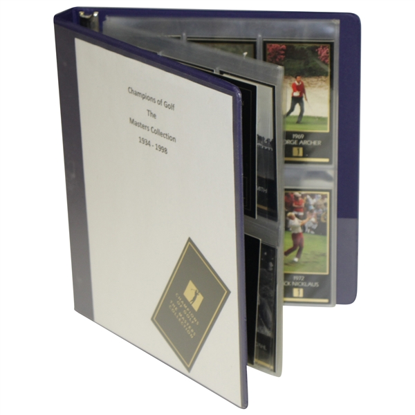 Masters Collection Champions of Golf Card Set from Grand Slam Ventures 1934-1998