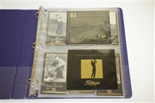 Masters Collection Champions of Golf Card Set from Grand Slam Ventures 1934-1998