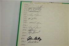 The PGA Championship Tournament Book Signed by 17 Champs Incl Nicklaus & Stewart JSA ALOA