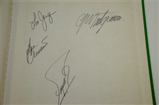 The PGA Championship Tournament Book Signed by 17 Champs Incl Nicklaus & Stewart JSA ALOA