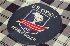 2019 US Open at Pebble Beach Embroidered Tartan Seamus Flag - Ltd Ed - Only 75 Made!
