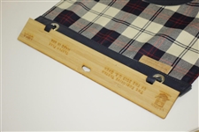 2019 US Open at Pebble Beach Embroidered Tartan Seamus Flag - Ltd Ed - Only 75 Made!