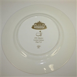 Arnold Palmer Signed 1992 Masters Lenox Limited Edition Plate #1 - Rare JSA ALOA