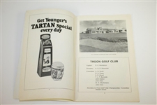 Arnold Palmer Signed 1973 OPEN Championship at Old Troon Program JSA ALOA