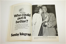 Arnold Palmer Signed 1973 OPEN Championship at Old Troon Program JSA ALOA