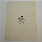 General Eisenhower Match Used Augusta National Par 3 Scorecard - 1967 “Last Trip To ANGC”