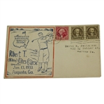 1933 Augusta National Golf Club Bobby Jones Course Opening FDC
