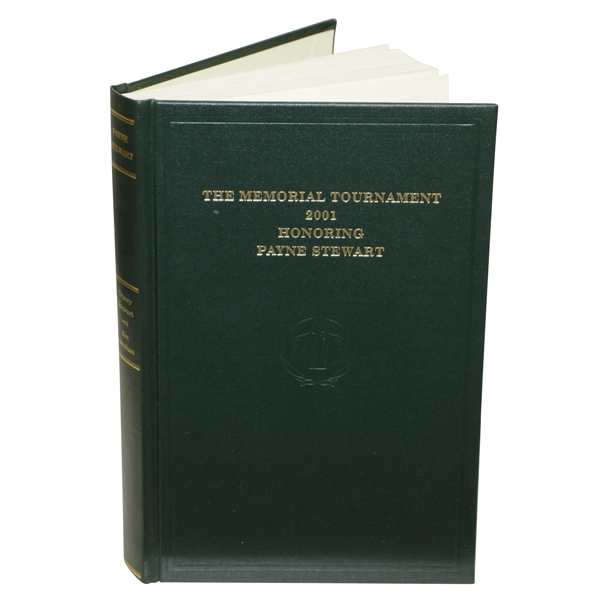 2001 Memorial Tournament Ltd Ed Book Honoring Payne Stewart #202/225