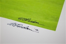Arnold Palmer Signed Ltd Ed Masters: Autograph Edition Canvas Print 15/100 JSA ALOA