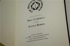 2003 & 2005 Memorial Tournament Ltd Ed Books Honoring Campbell, Boros, Rawls & Middlecoff