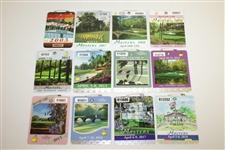 1969-2018 Masters Badges Collection - Excellent Condition with Original Pins Intact - 50 Badges!
