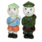 Dunlop Man Ceramic Advertising Figures by Carlton Ware Made in England