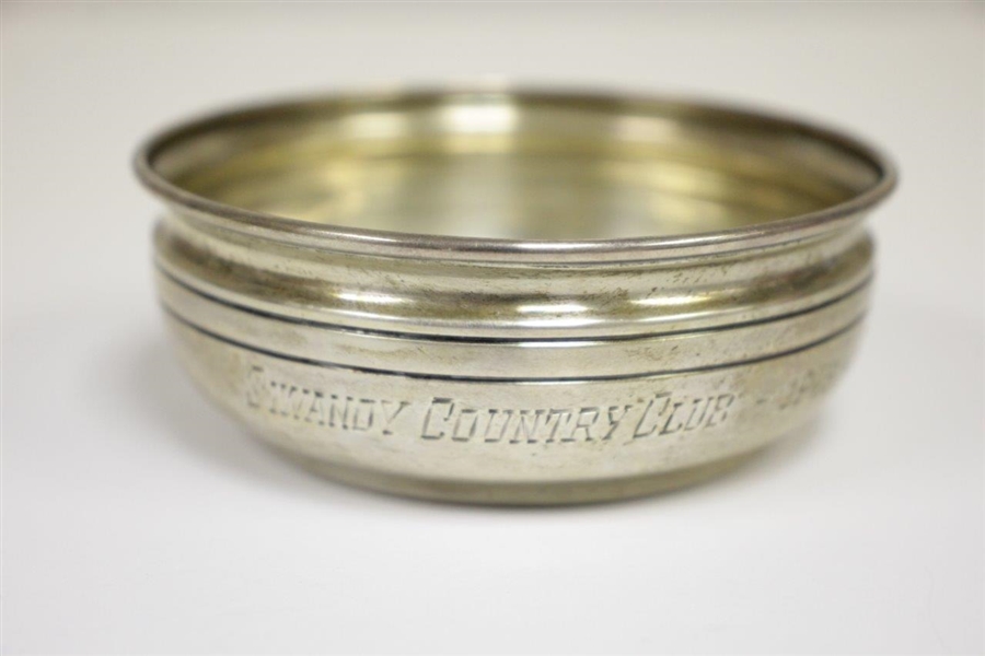 1945 American Red Cross Sterling Silver Trophy Bowl from Siwandy Country Club