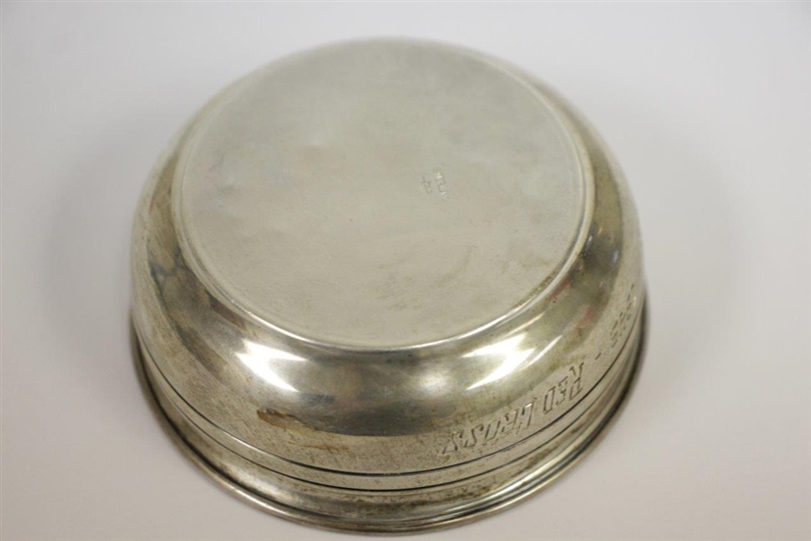 1945 American Red Cross Sterling Silver Trophy Bowl from Siwandy Country Club