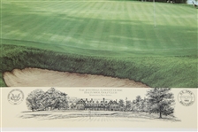 1993 Ltd Ed US Open at Baltusrol 4th Hole Print Signed by Artist Linda Hartough 440/1250 with COA