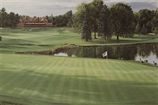 1993 Ltd Ed US Open at Baltusrol 4th Hole Print Signed by Artist Linda Hartough 440/1250 with COA
