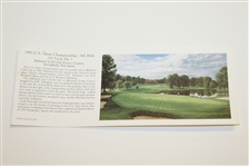 1993 Ltd Ed US Open at Baltusrol 4th Hole Print Signed by Artist Linda Hartough 440/1250 with COA