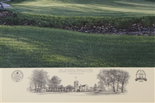 2003 Ltd Ed US Open at Olympia Fields 12th Hole AP Signed by Artist Linda Hartough 77/85 with COA