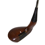 Unusual “PUTM” Persimmon Wood Bent-Neck Mallet Putter