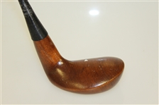 Unusual “PUTM” Persimmon Wood Bent-Neck Mallet Putter