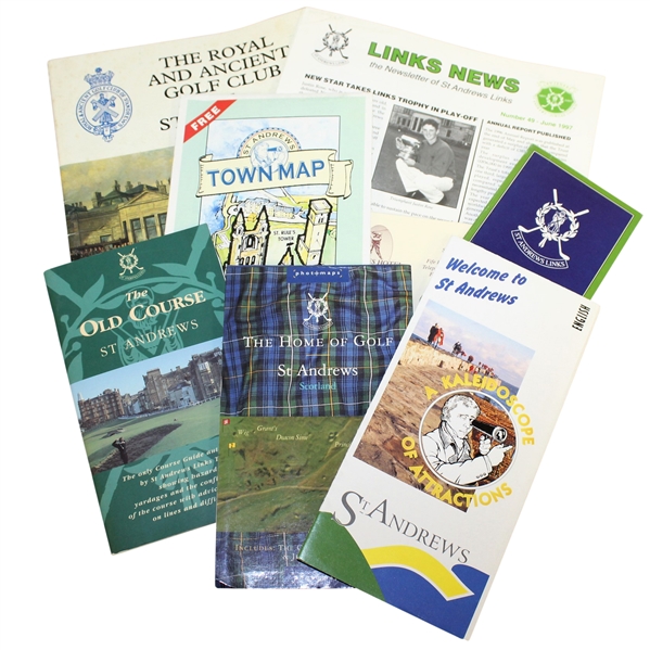 St. Andrews Ephemera Include R&A St. Andrews Book Pub. 1984 