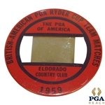 1959 Ryder Cup Credentials Badge - Eldorado Country Club
