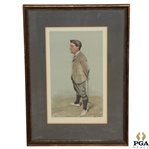 1903 Hoylake Harold Horsfall Hilton Golfer Illustration For Vanity Fair / Spy Magazine