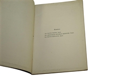 1912 North Berwick New Club Rules & Regulations and List of Members Booklet