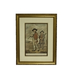 To The Society of Golfers at Blackheath Engraving Print by Abbott - Framed