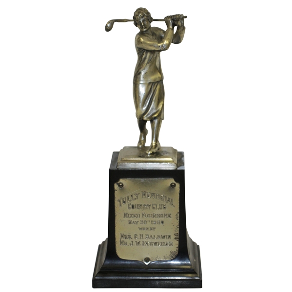 1930 Tully Memorial Country Club Mixed Foursome Trophy