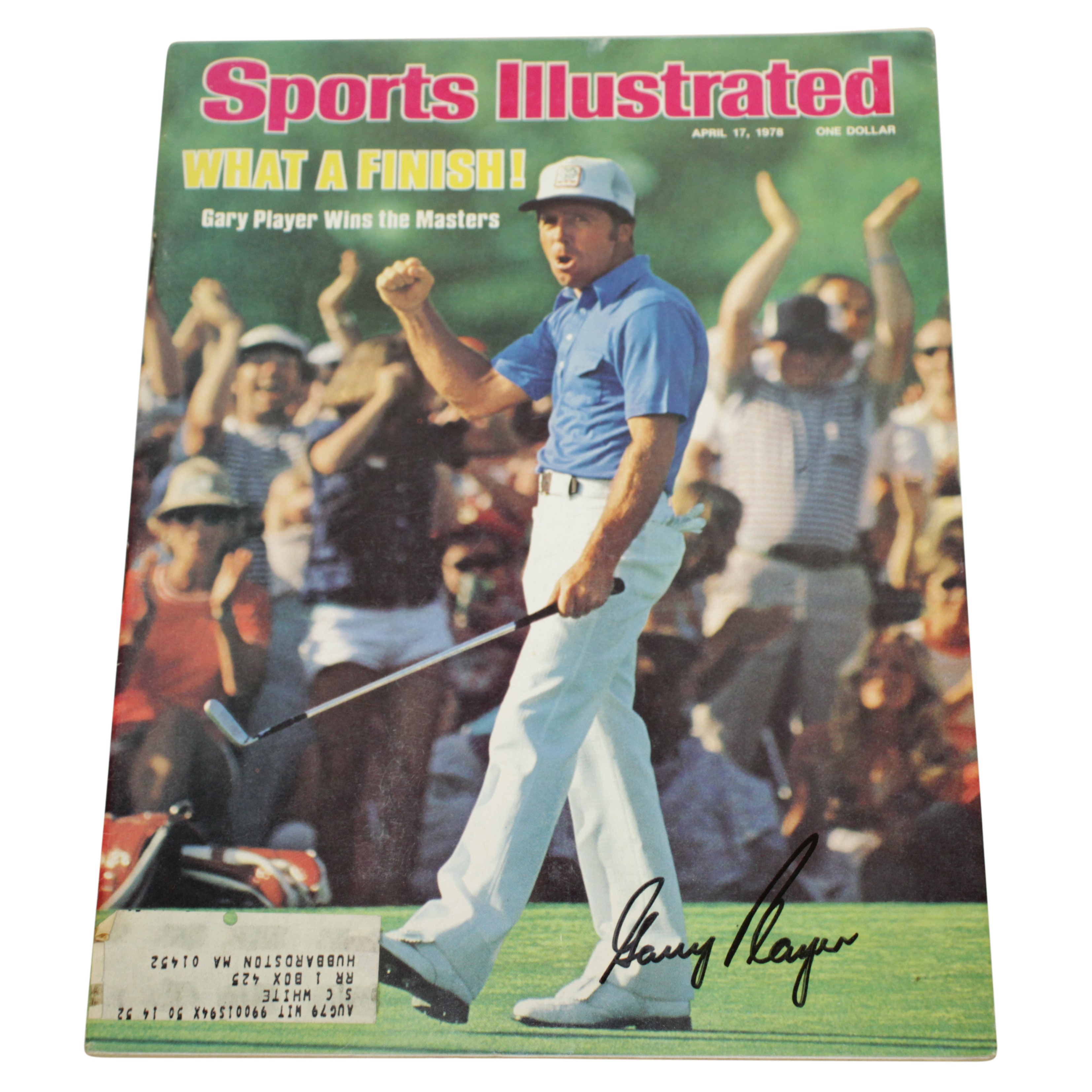 Lot Detail - Gary Player Signed 1978 Masters Sports Illustrated ...