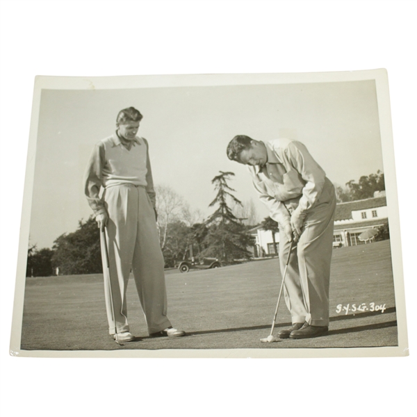 "Film Star" Ronald Regan Golfing for Movie Prior to Presidential Term Wire Photo