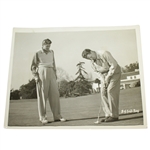"Film Star" Ronald Regan Golfing for Movie Prior to Presidential Term Wire Photo