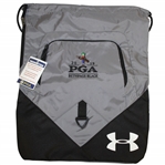 2019 PGA Championship at Bethpage Black Under Armour Black/Grey Backpack Bag