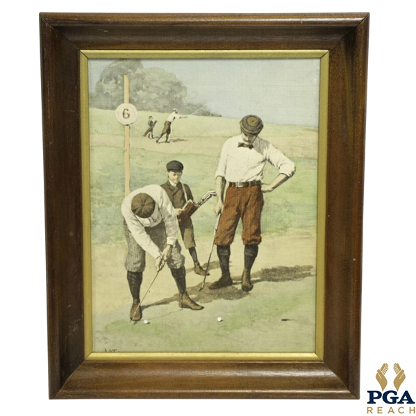 Stymied by A.B. Frost Print From Palm Valley Arts Golf Icons Set 
