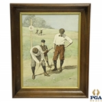 Stymied by A.B. Frost Print From Palm Valley Arts Golf Icons Set 