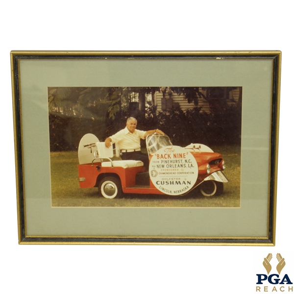 "The Back Nine" Cushman Golf Cart Photo Pinehurst to New Orleans