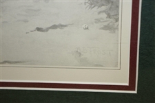 Golfer in Bunker Print by AB Frost