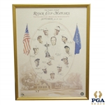 1999 Ryder Cup at The Country Club Brookline United States Team Official Poster