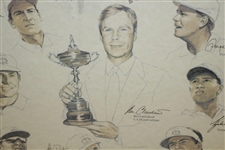 1999 Ryder Cup at The Country Club Brookline United States Team Official Poster