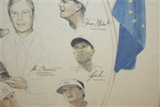 1999 Ryder Cup at The Country Club Brookline United States Team Official Poster