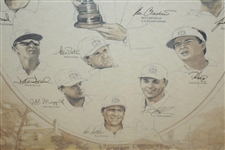 1999 Ryder Cup at The Country Club Brookline United States Team Official Poster
