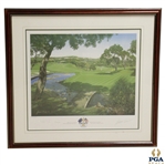 Seve Ballesteros Signed 1997 Ryder Cup Valderrama Print Artists Proof By Graeme Baxter JSA ALOA 