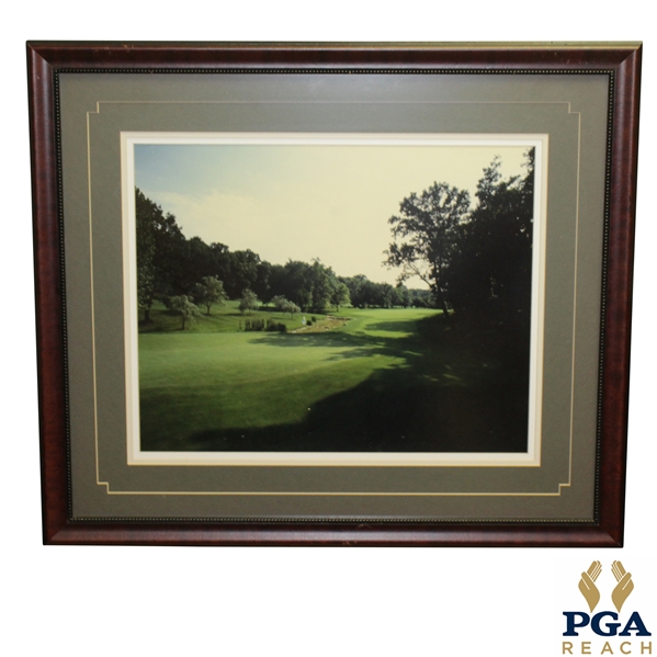 Color Photo of Course Green Framed & Matted
