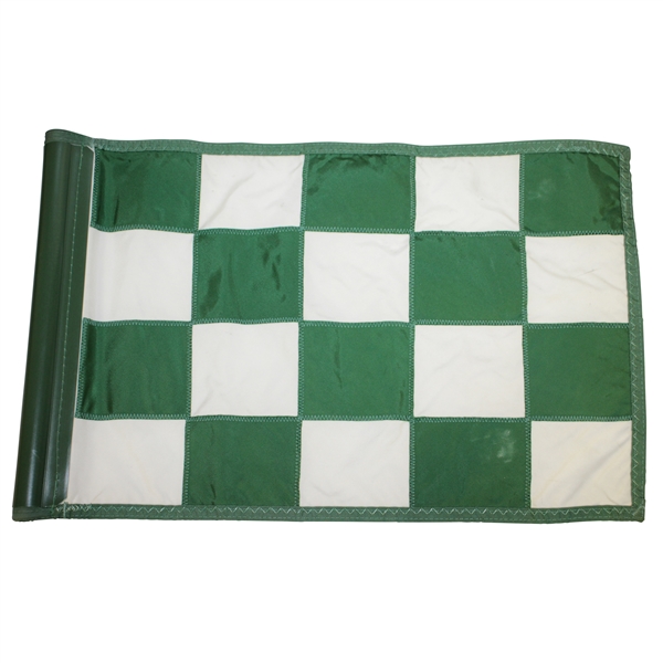 Cypress Point Embroidered Green & White Checkered Course Pin Flag