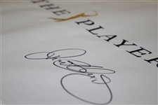Rory McIlroy Signed 2019 Players Embroidered Flag JSA ALOA