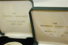 2000 Jack Nicklaus & 1993 Arnold Palmer The Memorial Tournament Medals in Cases