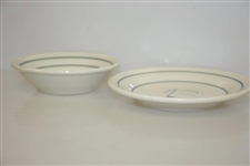 Augusta National Golf Club Members Bowl & Plate by Homer Laughlin China
