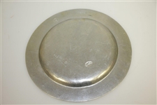 1975 Masters Tournament Pewter Plate - Jack Nicklaus Win