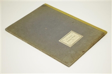 1919 The Sleepy Hollow Country Club History Book Privately Printed for Members
